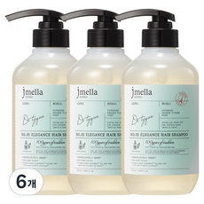제이멜라 인 프랑스 엘레강스 도 티크 헤어 샴푸, 6개, 500ml