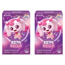 Lacfido 孩童維他命果凍條 15包入, 225g, 2盒