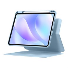 베이스어스 마그네틱 펜슬 커버 태블릿PC 케이스, 블루, 1개
