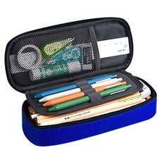 DADA Goods 校園鉛筆盒收納包, 1個, 藍色