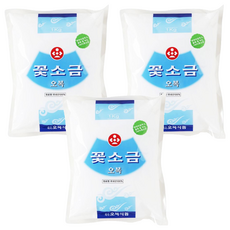 오복식품 꽃소금, 1kg, 3개