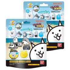 BANDAI 貓咪大戰爭沐浴球 附玩具, 75g, 2個