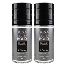 GATSBy 止汗體香滾珠 夜幕迷慾, 50ml, 2個