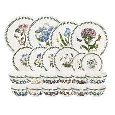 Portmeirion Botanic Garden 6人份居家餐具組 22件組, 1套, 飯碗 6p + 湯碗 6p + 主餐盤 2p + 中盤 2p + 點心盤 4p + 麥片碗 2p, 混合色