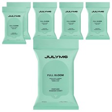 줄라이미 퍼퓸 파우더 시트 풀블룸 20매입, 116g, 6개