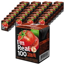 아임리얼 100 고농축 토마토 주스, 120ml, 30개