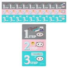 홀리카홀리카 피그 클리어 블랙헤드 3 step 키트 코 팩, 5개입, 2개