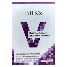 BHK's 綜合維他命錠, 60錠, 1罐