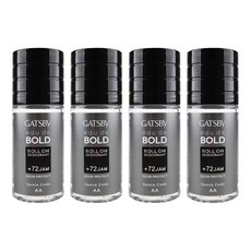 GATSBy 止汗體香滾珠 夜幕迷慾, 50ml, 4個