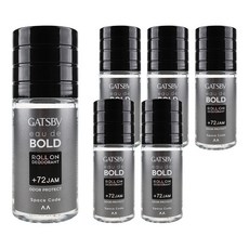 GATSBy 止汗體香滾珠 夜幕迷慾, 50ml, 6個