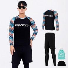 aquatica 男款防磨衣 AQAMTS24016 上衣 + PL 內搭短褲套裝