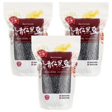 茂喜食品 台灣契作 台南三號青仁黑豆 台灣在地友善耕種 農藥殘留檢測合格, 600g, 3包