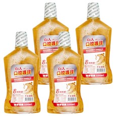 T.KI 白人 蜂膠護齦漱口水，550ml，有效預防牙齦問題，不含酒精, 1.1L, 2組