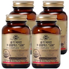 솔가 비타민B 콤플렉스 100, 50정, 4개