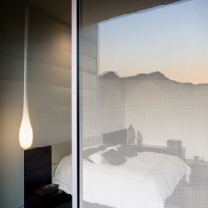 圓形漸層(POV-88001), 白色/透明, 127 x 200 cm