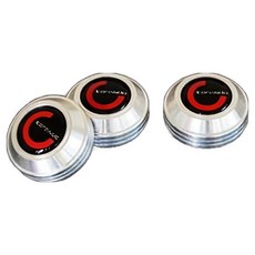 鋁製Logo車牌螺絲, 3個, Korando C鍍鉻銀