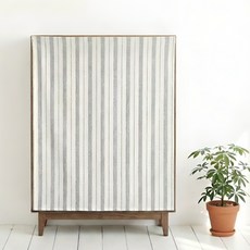 JSMOM 簡易魔鬼氈遮光迷你窗簾, 13.垂直條紋