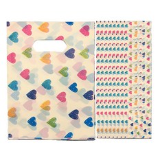 Maket Gamseong 飾品精美便利袋, 100個, 愛心