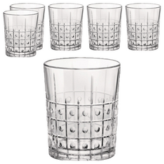 Bormioli Rocco Este 雕花威士忌杯 390ml 6個, 1組