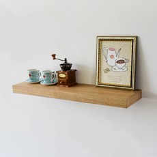 Wood&Deco單色無圖案壁架, 灰