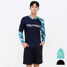 aquatica 男性防曬衣 AQAMTS24017 上衣 + PZ 短褲套組