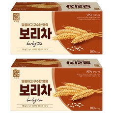 녹차원 보리차, 1.2g, 2개, 100개입
