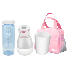 AcoMo PS III 第三代90秒紫外線專業殺菌器旅3件組, PS3-P, 粉色