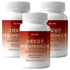Dr.root 蘋果醋補充錠 90顆入, 3個, 45g
