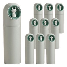 THE ZAKKA 膠囊兔便攜式牙刷盒, 藍色, 10個