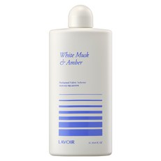 [비건라이프] 라브아 퍼퓸 비건 초고농축 섬유유연제 화이트머스크앤앰버 본품, 1L, 1개