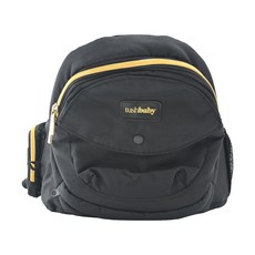 Tushbaby 精品腰凳包, 安全支撐, 媽媽沒有媽媽手, 大容量多收納, 出門一包搞定, 材質耐髒好清潔, 黑金時尚, 腰帶119.38 x 15.24cm + 坐墊15.24 x 19.05cm