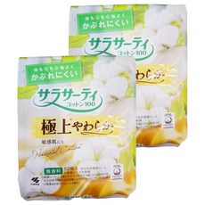 KOBAYASHI 小林製藥 極上柔軟棉衛生棉 無香, 15cm, 52片, 2包