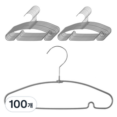 comet 兒童防滑衣架, 灰色, 100入