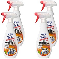 Klean J 可立潔 2X去霉達人, 專治99.9%霉菌細菌病毒, 矽利康磁磚縫隙除霉, MIT台灣製造, 500g, 4瓶