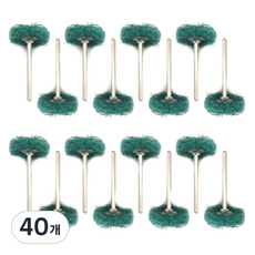 OON 그라인더 수세미 브러쉬 그린, 40개