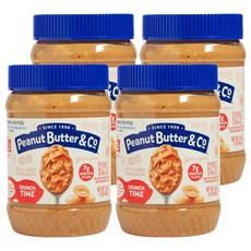 피넛버터앤코 크런치 타임, 454g, 4개