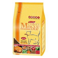 Mobby 莫比 成貓化毛配方乾飼料 含有葡萄糖胺與軟骨素 高適口性 採用去骨鮮雞肉和糙米, 雞肉米, 1.5kg, 1袋