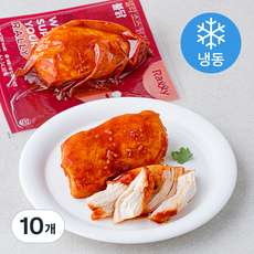 Rally 소스 닭가슴살 불닭 (냉동), 100g, 1개입, 10개