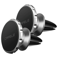 CAFELE 卡斐樂 車用出風口磁吸支架, 銀色, 2個