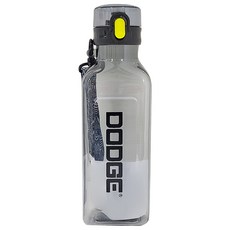 DODGE 道奇 方尊彈蓋水壺, 暗影黑, 1L, 1個