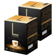 LOOKAS9 LATTE 原味拿鐵咖啡, 14.9g, 2盒, 30包