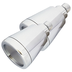 澡堂壁式鍍鉻大蓮蓬頭, 銀色, 2個