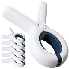 矽膠保護曬衣夾 藍色 L號, 6個