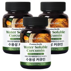 Nutri D-DAY 頂級水溶性薑黃薑黃素 60錠, 3個, 30g