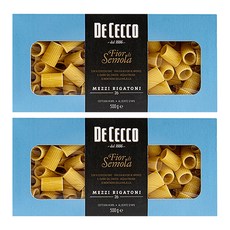 데체코 피오르디세몰라 메찌 리가토니 파스타, 500g, 2개