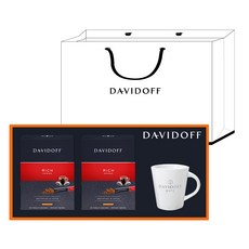 DAVIDOFF 咖啡禮盒D, Davidoff Cafe Rich Aroma Stick 45g x 2p + 咖啡杯 150ml, 1套