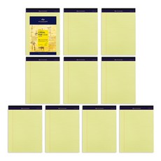 標準黃色便簽本 A4, 黃色, 10個, 50張