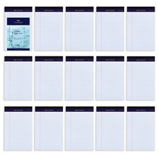 STANDARD OWN HERITAGE A5 Legal Pad, 50張, 15個, 白色