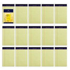 STANDARD OWN HERITAGE A5 Legal Pad, 50張, 15個, 黃色