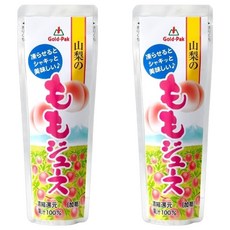 Gold pak 桃子風味果汁飲, 2個, 80g